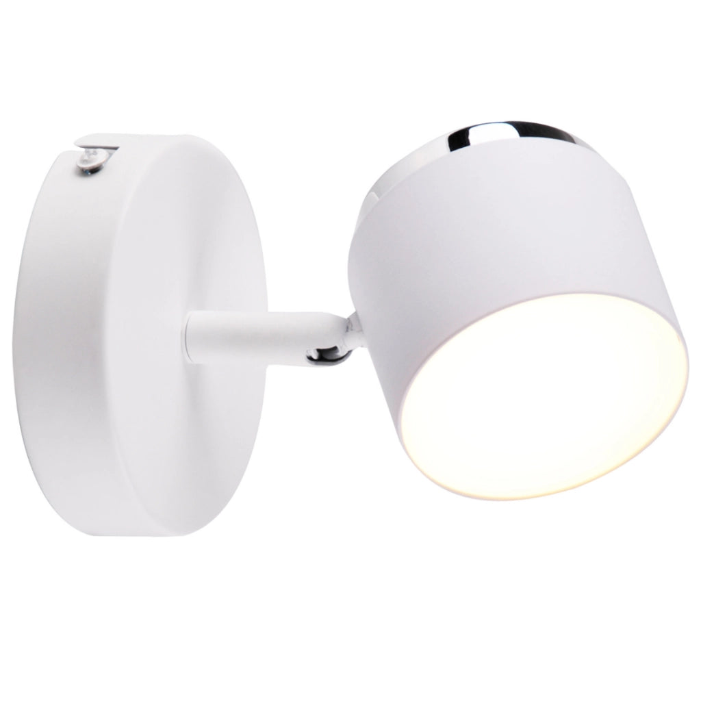 Applique LED orientabile bianca 3000K Kubik Polux 318213