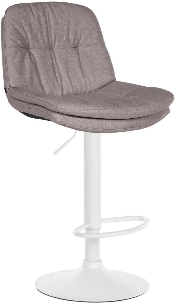 Barhocker Laurel Stoff weiЯ