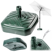 Base per ombrellone KADAX, supporto per ombrellone da giardino, quadrato, 39 cm, peso