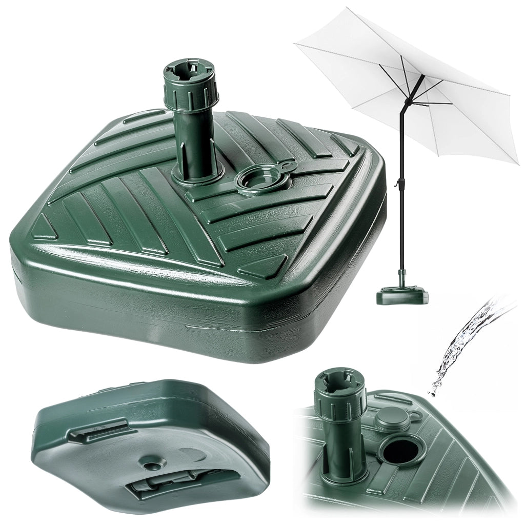 Base per ombrellone KADAX, supporto per ombrellone da giardino, quadrato, 39 cm, peso