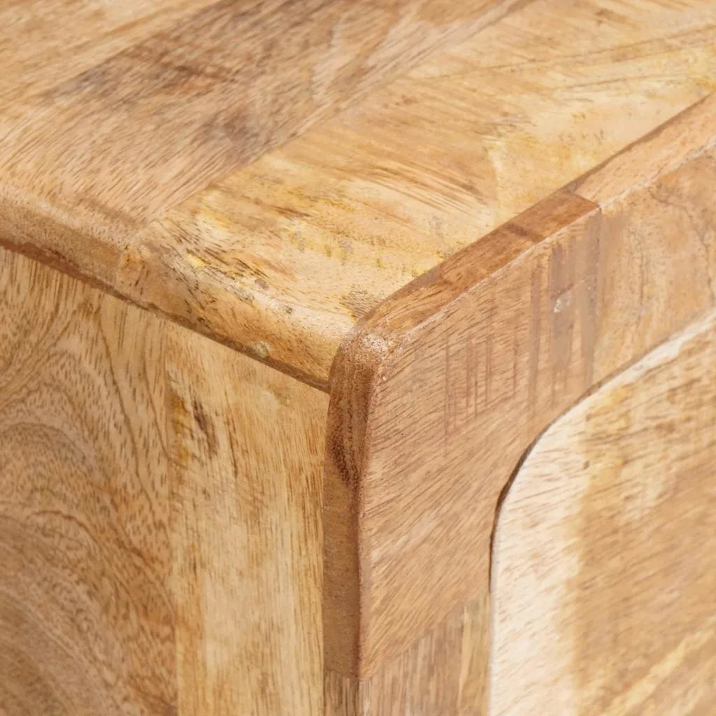 vidaXL Tavoli da Fine Marrone 40 x 32 x 46 cm legno massello di mango