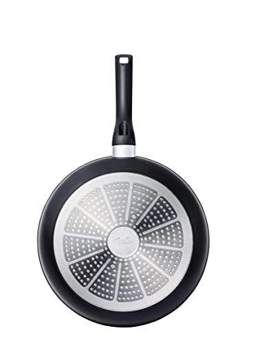 Fissler 045-301-28-100-0 Cenit Padella in Alluminio con Rivestimento Antiaderente a 3 Strati Adatta a Tutti i Piani Cottura incluso Induzione colore Nero