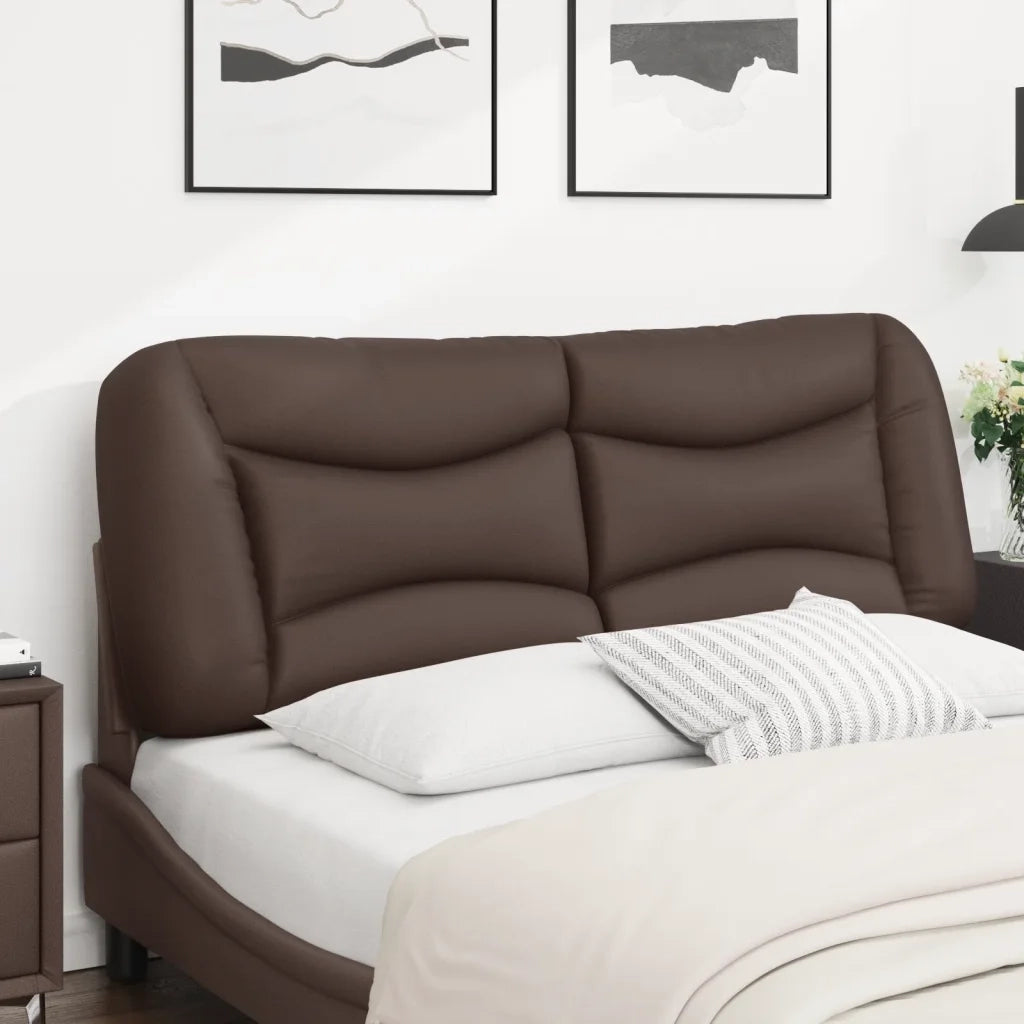 Cuscino Testiera Hvar Marrone 120 cm in Similpelle CFW7626724