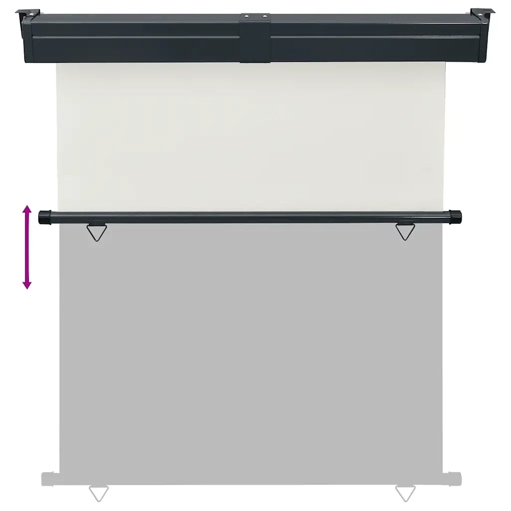 Tenda da Sole | Tenda laterale | Tendalino Laterale per Balcone 175x250 cm Crema