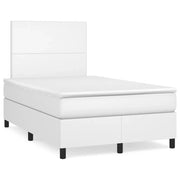 Giroletto Molle con Materasso e LED Bianco 120x190cm Similpelle 3270282