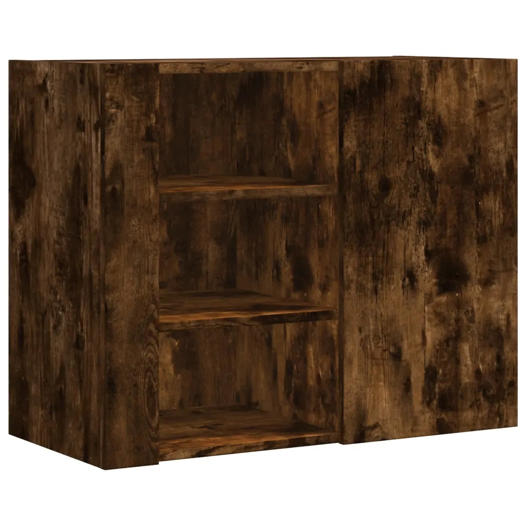 vidaXL Armadietto a Muro Rovere Fumo 75x35x60 cm in Truciolato