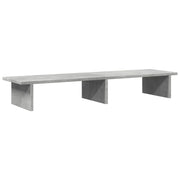 Supporto per monitor tavolo da scrivania 100 x 27 x 15 cm in legno ingegnerizzato grigio 02_0044842