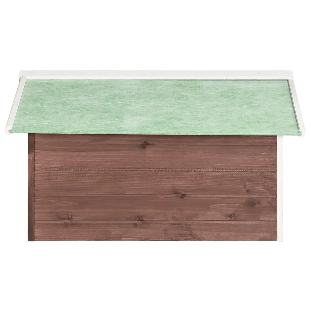 Casetta per Tosaerba Robotizzato 72x87x50 cm Mocca Bianca Abete cod mxl 70814