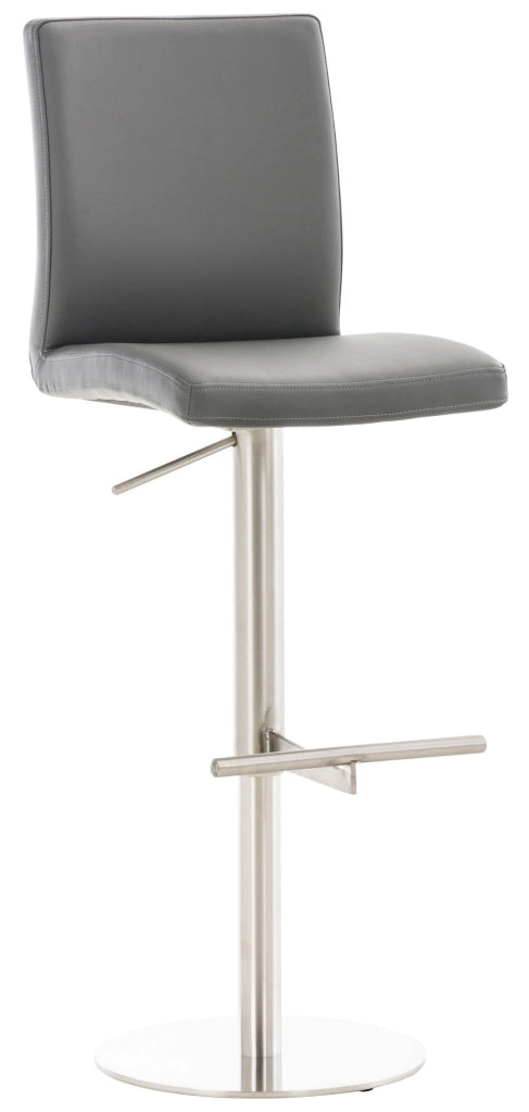 Barhocker Cadiz Kunstleder edelstahl