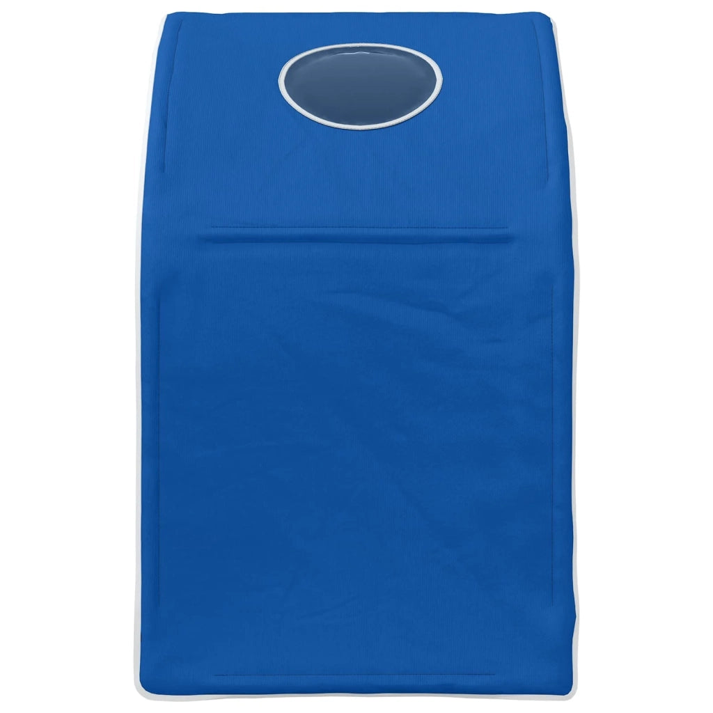 Tunnel per Letto 2 pcs Blu 211 x 52,5 x 2 cm Poliestere 893704