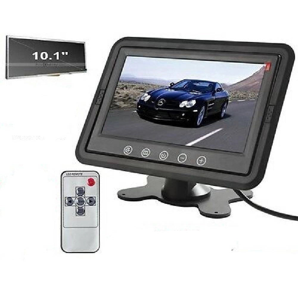 Trade Shop - Tv Televisore Monitor Lcd Digitale 10.1" Tft Led Hd Poggiatesta Sorveglianza Av -