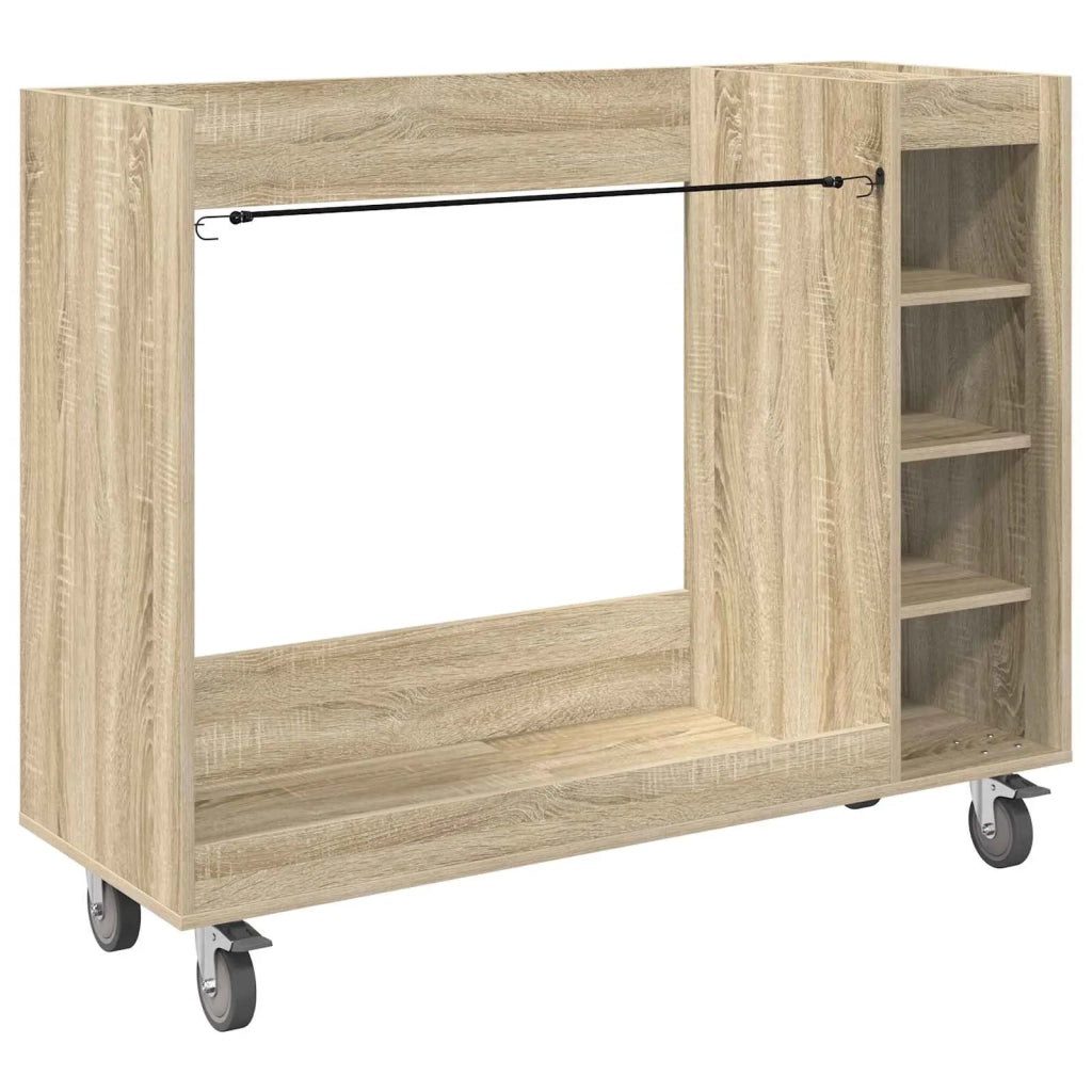 Armadio per Golf con ruota Rovere Sonoma 120 x 45 x 98 cm 899473