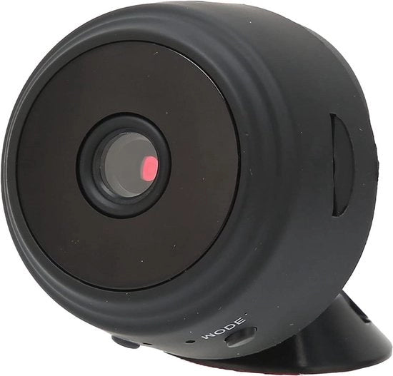 Cassa di Sicurezza Wi-Fi Mini 1080P con Notturna e Rotazione 360° per Ufficio Domestico.