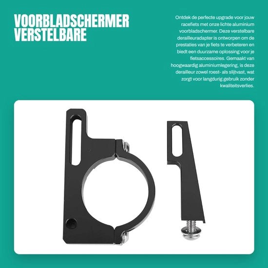 Derailleur per Bicicletta da Corsa - Materiale Leggero in Alluminio - Flessibile - Protezione del Cassette - Nero - Adatto per Biciclette da Corsa - Duraturo e Affidabile - F...