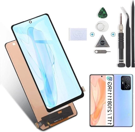 Schermo LCD di sostituzione per Xiaomi 11T - touchscreen InCell - nero .