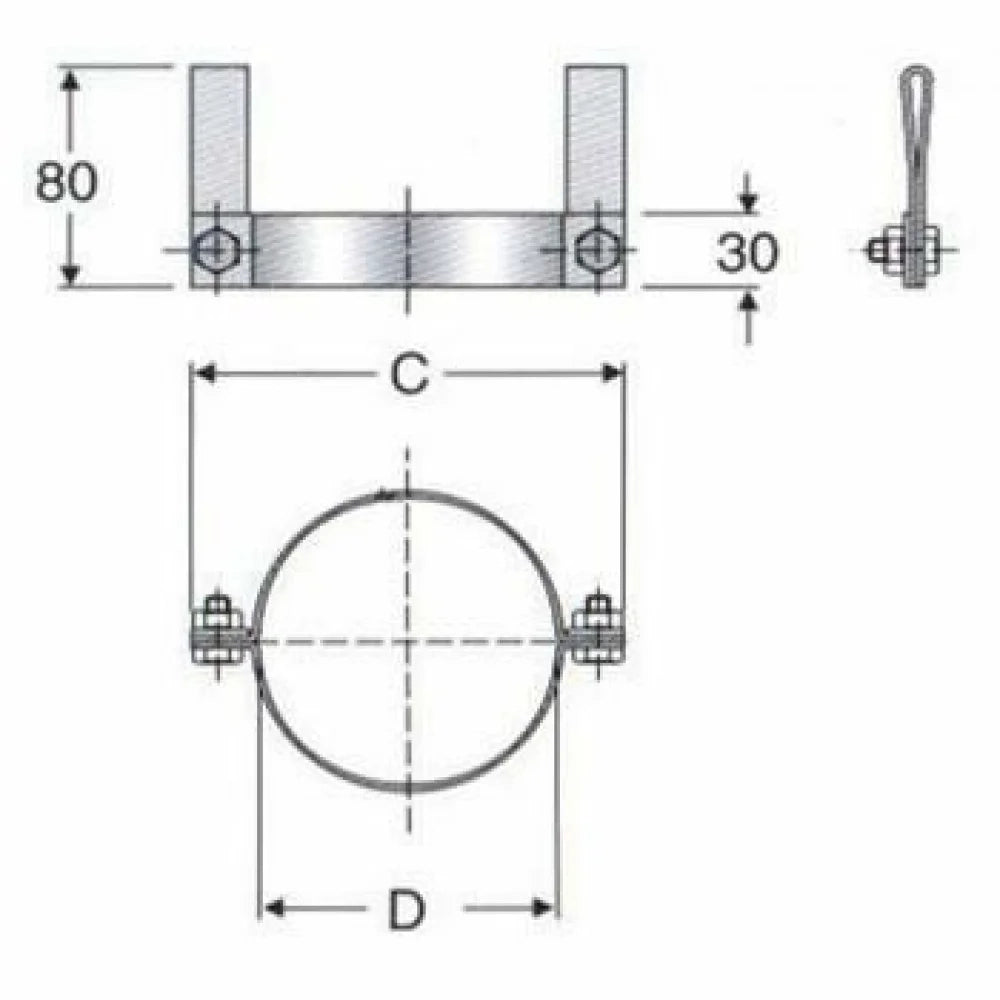 Inox mono parete aisi 316 fascet ta di discesa d.180 b08xb27qlf