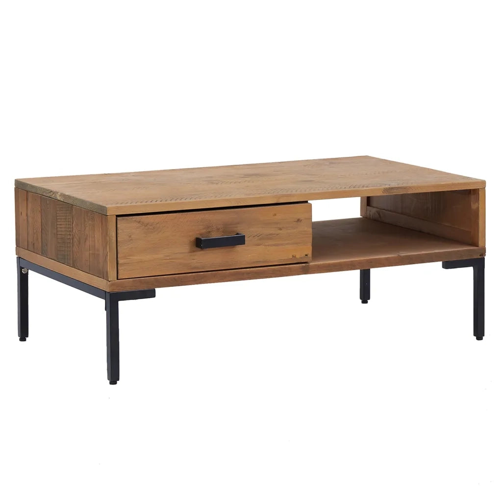 Tavolino da salotto | Tavolino da caff¨¨ | Tavolino da Soggiorno 90x50x35 cm in Legno Massello di Pino