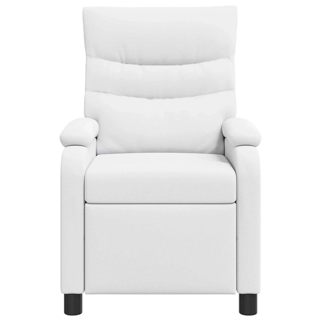 Divano Sedia-Poltrona Massaggiante Bianco Similpelle 360736