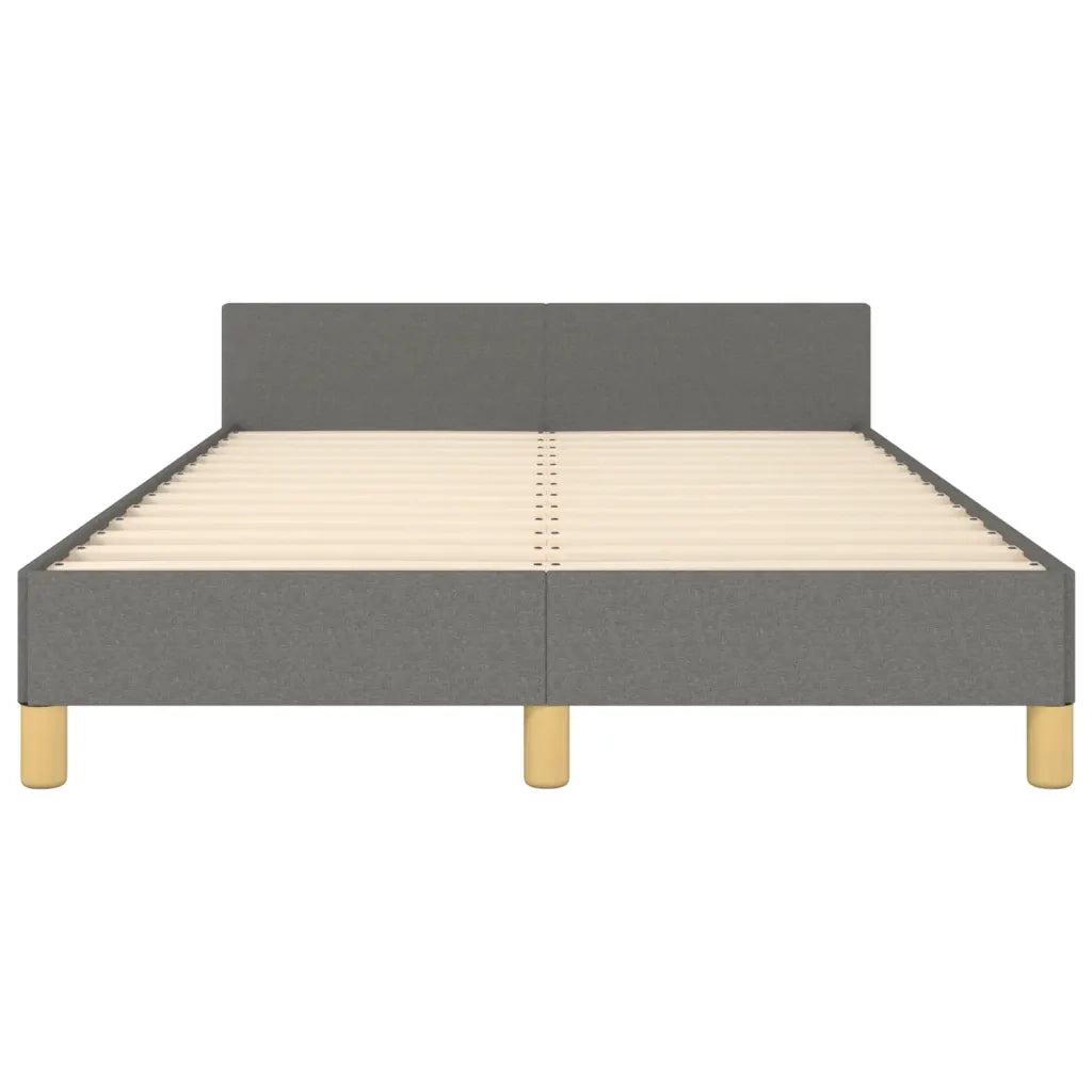 Giroletto senza Materasso Grigio Scuro 120x190 cm in Tessuto 379535