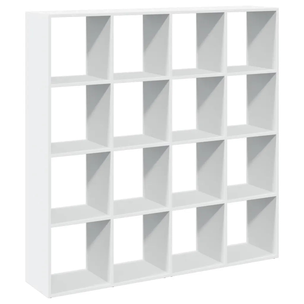 Libreria Bianca 137,5x29x137,5 cm in Legno Multistrato 3310289