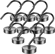 Set di Magneetti Extra Resistenti 10 kg - 10 pezzi - Magnetici Neodimio - Magneetti di Grande Taglia - Per Uso Casa/Ufficio - Alta Resistenza - Grappini Magnetici