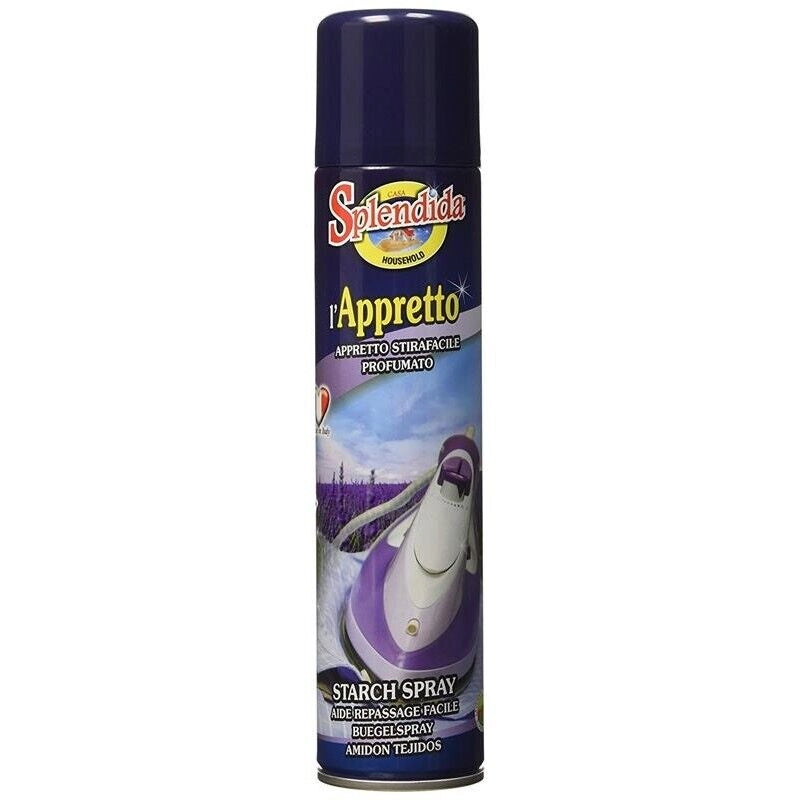 SPLENDIDA L'APPRETTO STIRA FACILE PROFUMATO SPRAY 300 ML MADE IN ITALY