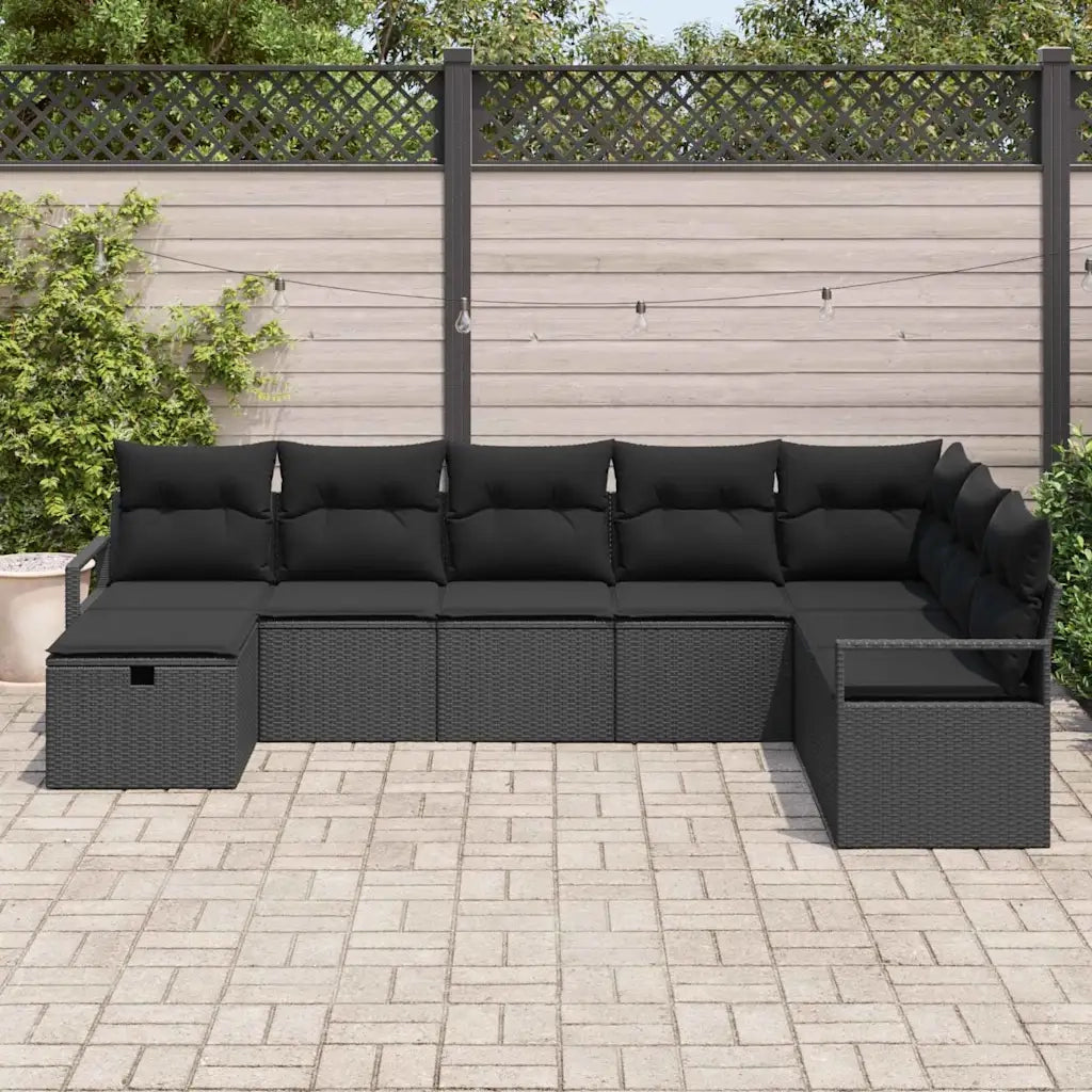 Set di divani con cuscino 6 pcs polyrattan
