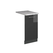 Vicco Pannello frontale della lavastoviglie Antracite lucido 45 cm , PL Marmo