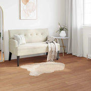 Tappeto in finta TAFALLA Beige 60 x 90 cm Poliestere