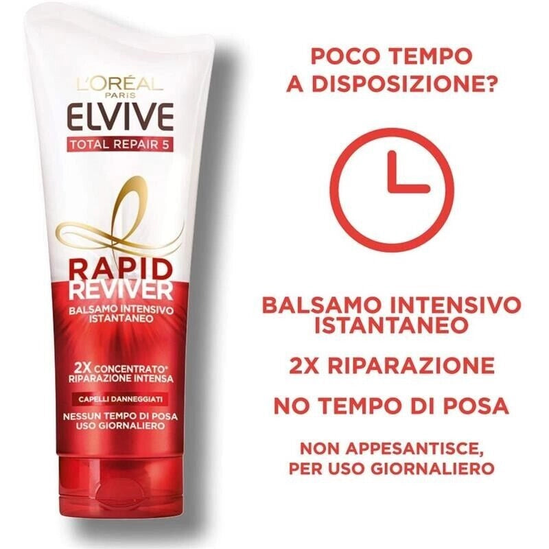 ELVIVE BALSAMO RAPID REVIVER TOTAL REPAIR 5 IN 1 IN FORMATO DA 180 ML