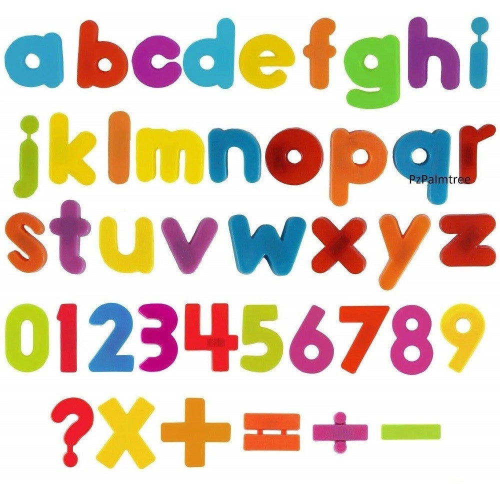 Trade Shop - Lettere E Numeri Magneti Calamita Colorati Gioco Educativi Didattici Bambini Scuola -