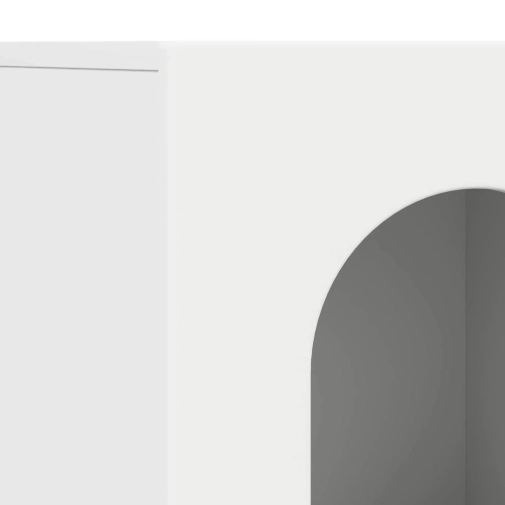 Credenza | Madia | Buffet da pranzo | Armadio da pranzo Bianco 100 x 35 x 59 cm Legno multistrato