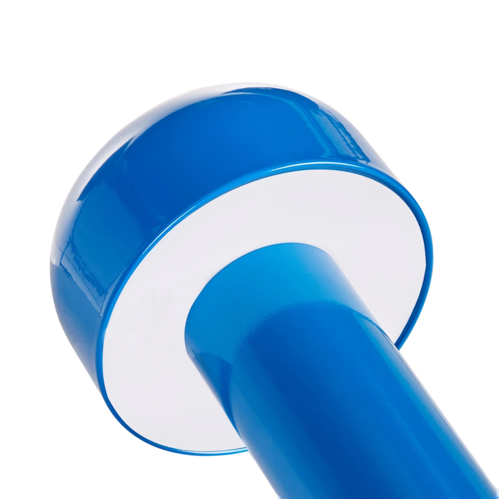 Lampada da tavolo senza fili in ferro blu per interni e per esterni