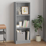 Libreria 3 Ripiani Grigio Sonoma 40x24x109 cm Legno Multistrato 819255