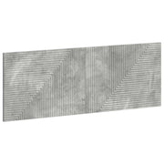 Testiera da Muro HAARLEM Grigio Cemento Legno ingegnerizzato 896958