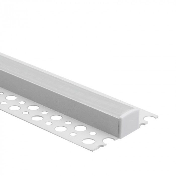 Profilo LED GN02 superficie bianco diffusore satinato 2m