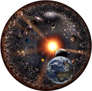 Puzzle a forma di Sfera - Sistema Solare Classico Gioco - Puzzle per Adulti e Bambini - Spazio Pianeti - Puzzle a 1000 pezzi a forma di Rondella.