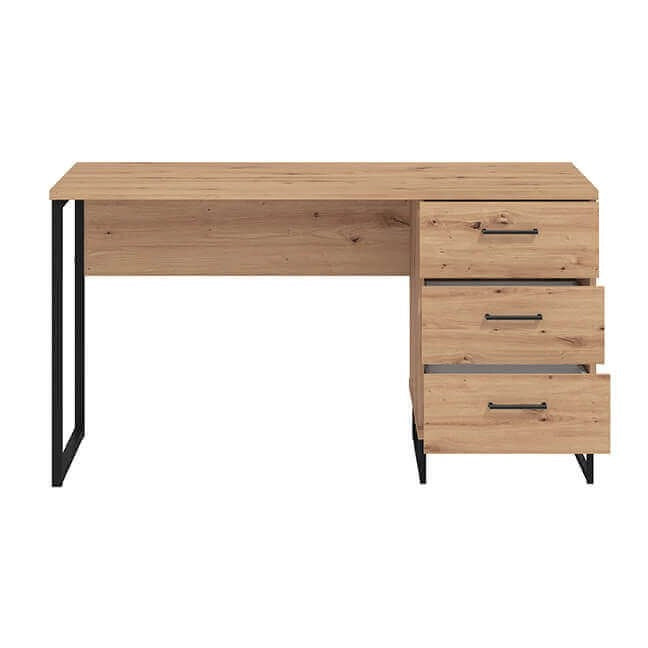 scrivania moderna con 3 cassetti cm 137 5x56x75 h - ZENWOOD