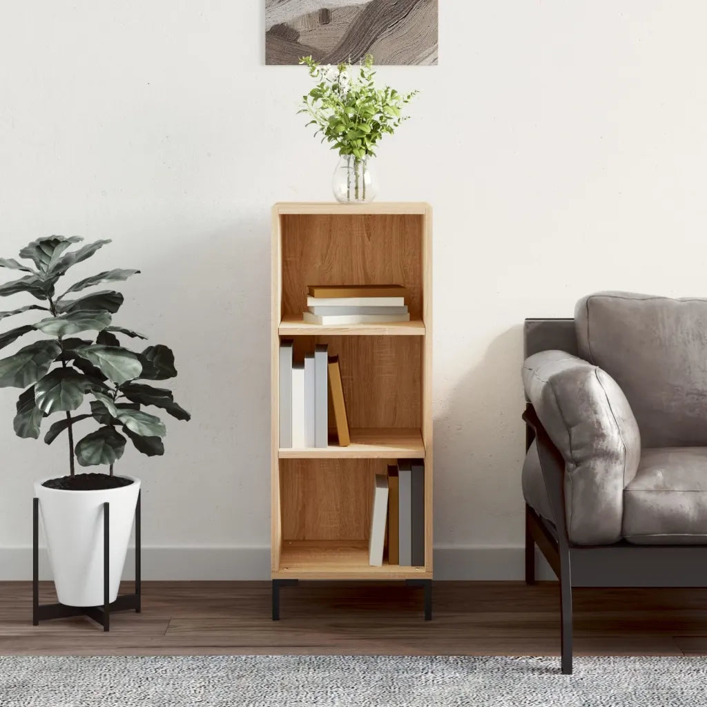 Credenza Rovere Sonoma 34,5x32,5x90 cm in Legno Multistrato 828735