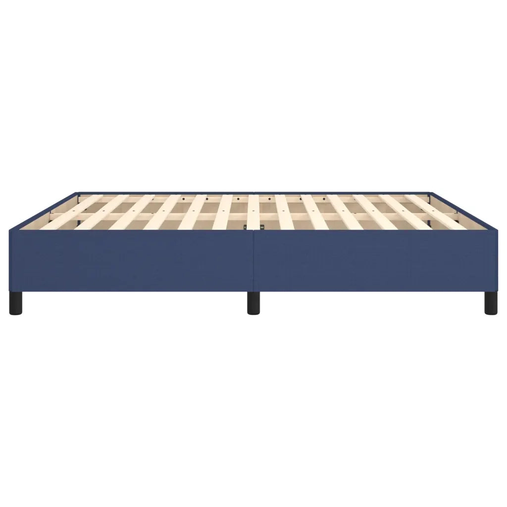 Giroletto senza Materasso-Struttura Letto Blu 160x200 cm in Tessuto 849903