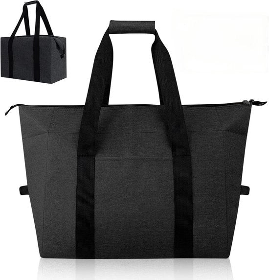 Tas a tenere fresco - 10L - Conserva cibo fresco e freddo - Ideale per campeggiare e pic nic - Borsa trasportabile isolata - Sacchetto impermeabile, ariostato, fresco e isolato - Borsa a spalla impermeabile in foil di alluminio - 30x17x21,5cm