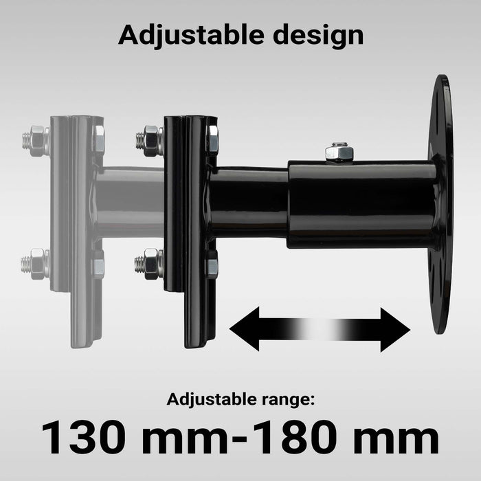 Farm Jack – Multi-Purpose Set for ATVs/Trailers, High Lift Jack for up to 3000 kg with Base Plate, Bumper Lift Attachment, Winch Clamp and Wheel Lifting Attachment