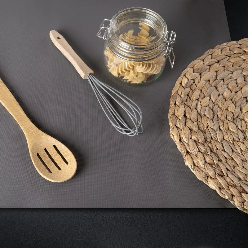 Pattumiere per raccolta differenziata per cucina, 1 x 30L, fissaggio inferiore, estrazione automatica, Acciaio e Tecno..