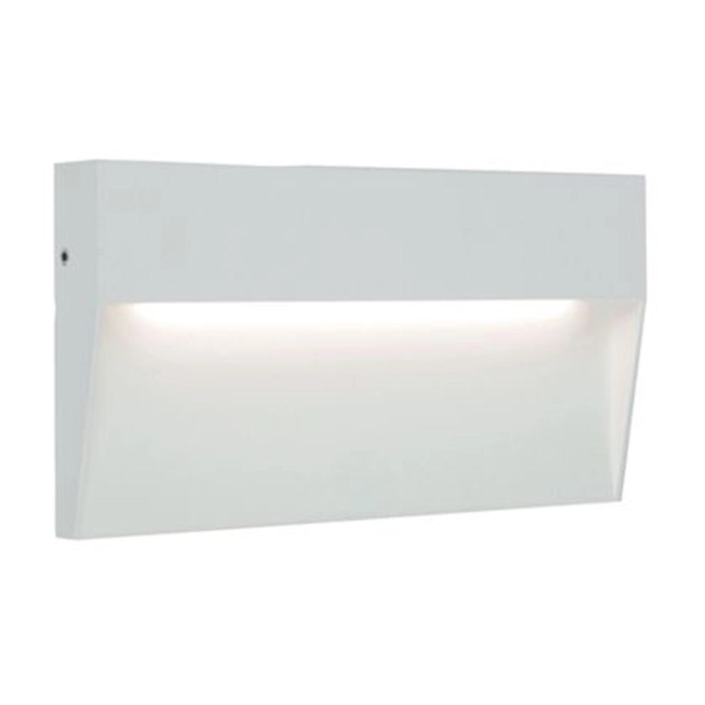 Segnapasso Rettangolare Moderno Geo Alluminio Bianco 6W Led 4000K