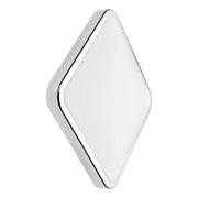 Applique Moderna Manilva 1 Acciaio Cromo 2 Luci Led Integrato 5,4W