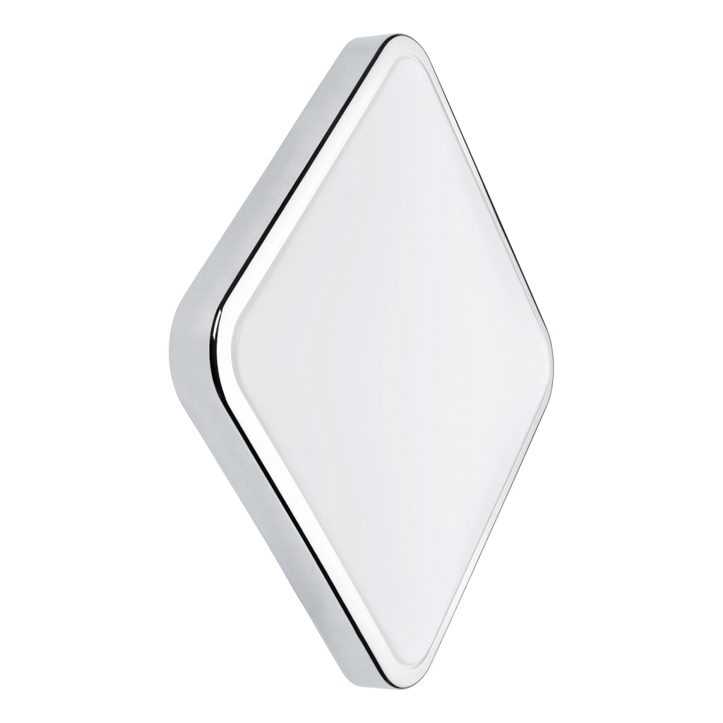 Applique Moderna Manilva 1 Acciaio Cromo 2 Luci Led Integrato 5,4W