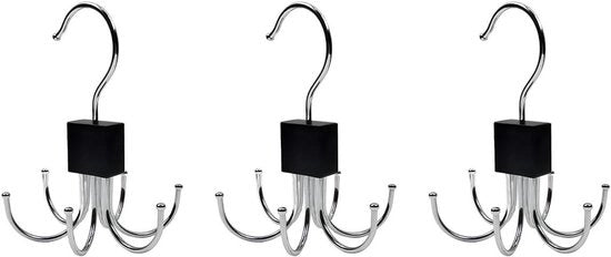 3 haken a sei punte - hanger a filo per abbigliamento - accessori per calze, cinture e guanti