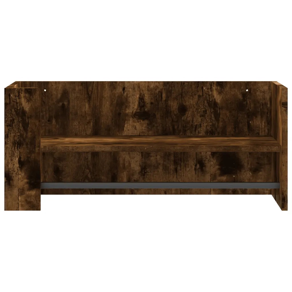 Mensola a Muro Rovere Fumo 70,5x35x30,5 cm Legno Multistrato