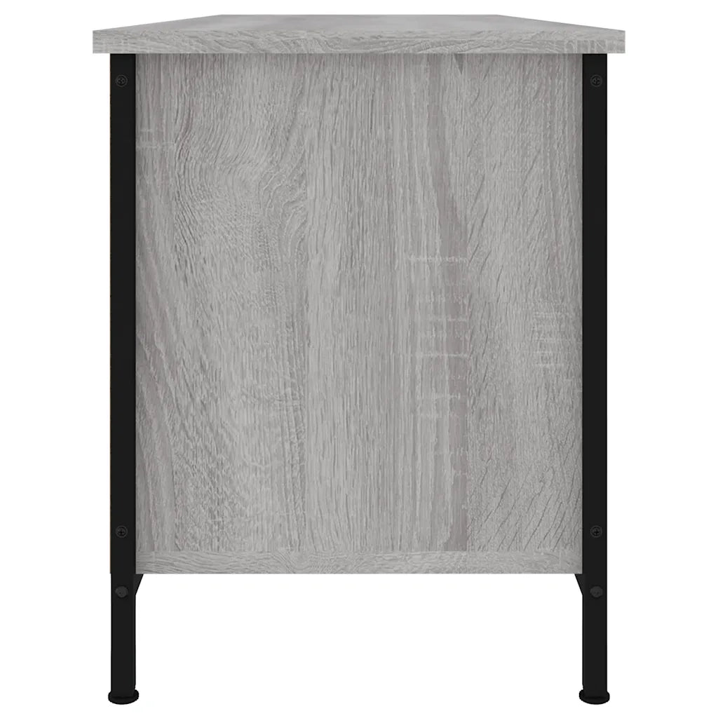 Mobile TV Grigio Sonoma 102x35x45 cm in Legno Multistrato 826288