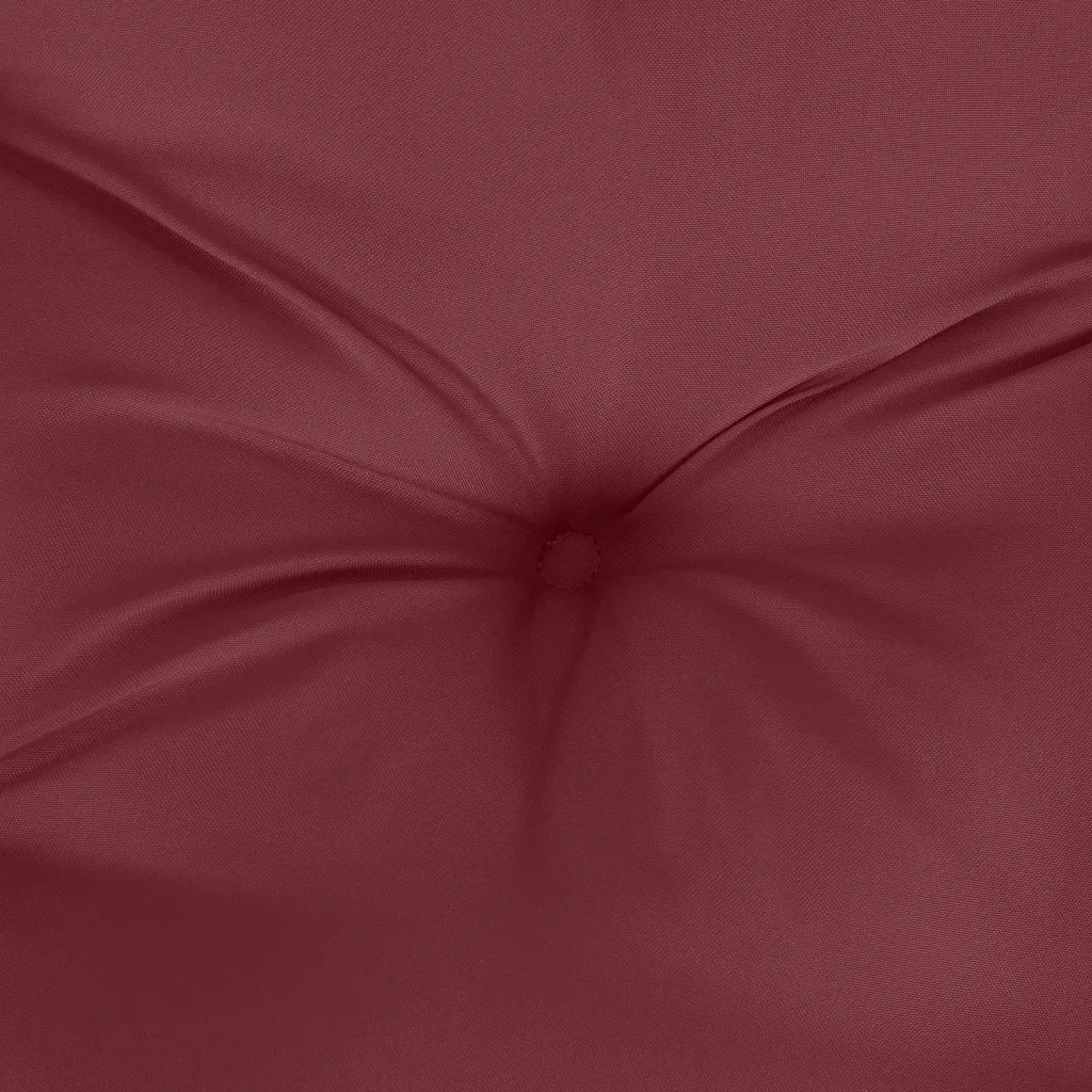 Cuscini Panca Giardino 2pz Rosso Vino MÃ©lange 100x50x7cm